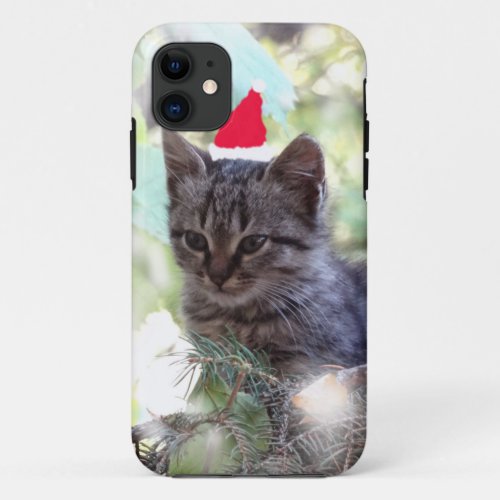 Kitten Christmas  iPhone 55S Barely There iPhone 11 Case