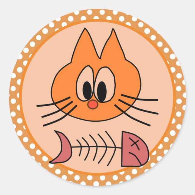 Kitten Classic Round Sticker (Front)