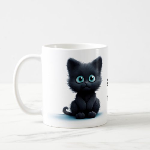 Kitten coffee mug