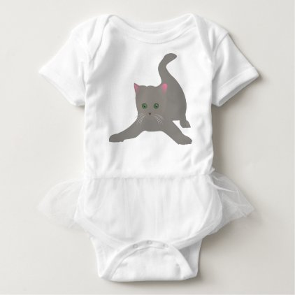 kitten cute baby animal fun joy happy beautiful baby bodysuit