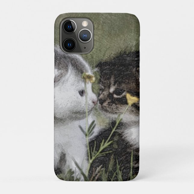 Kitten, Cute, Nature Case-Mate iPhone Case (Back)