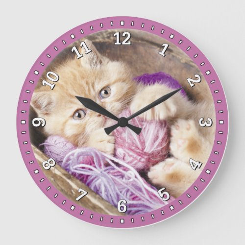 Kitten Decorative Wall Clock