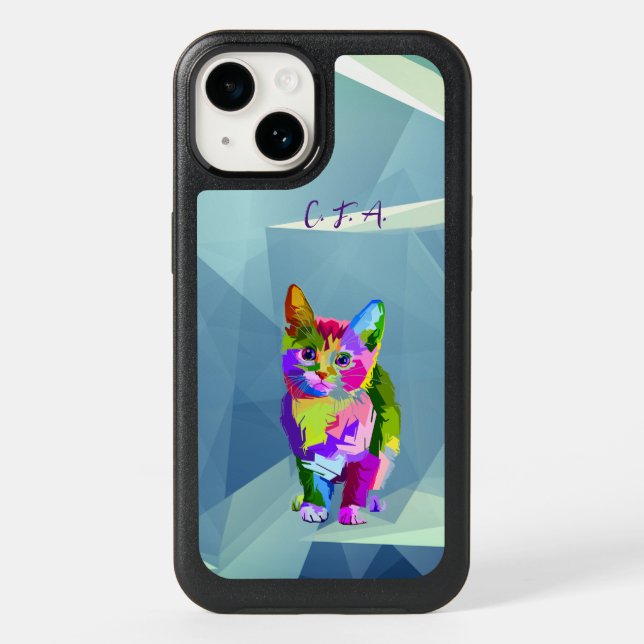 Kitten Designs Abstract   Otterbox iPhone Case (Back)