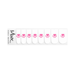 Kitten/Doggie Paw Minx Nail Art