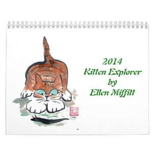 Kitten Exporer 2014 Calendar by Ellen Miffitt