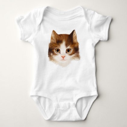 Kitten Face Kids T-Shirt