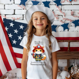 Kitten firefighter ready for action! T-Shirt