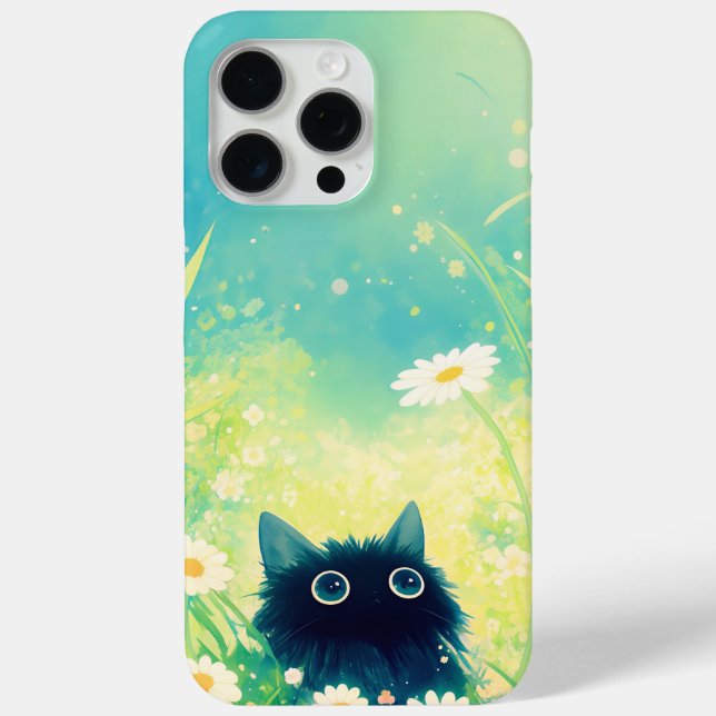 Kitten Flower Retreat Case-Mate iPhone Case (Back)