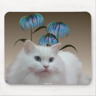 Kitten Flowers Mousepad