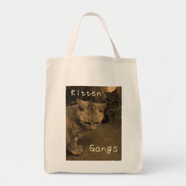 Kitten gangs tote bag (Front)