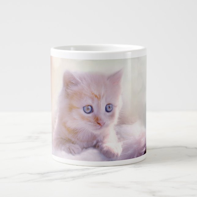 Kitten Giant Coffee Mug (Front)