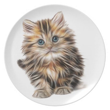 Kitten Gifts Melamine Plate