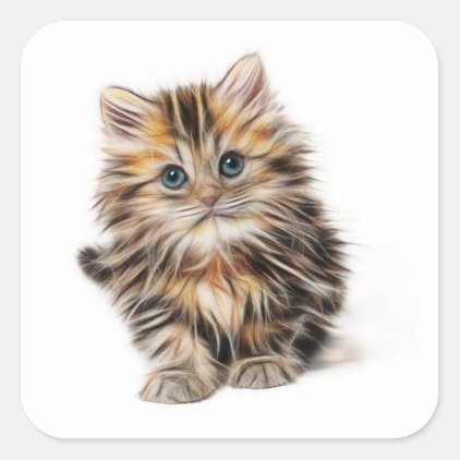 Kitten Gifts Square Sticker