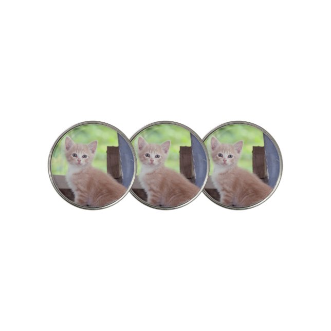 Kitten Golf Ball Marker (3 Up)