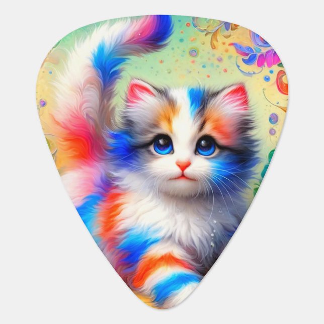 Kitten Guitar Pick (Front)