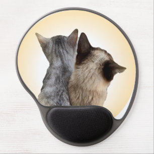 Kitten head gel mouse pad