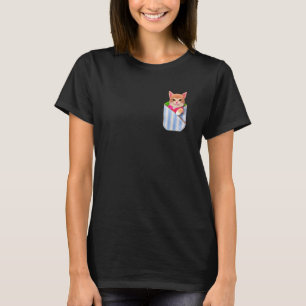 Kitten In Pocket Friends Animal Cat Pocket Kitten T-Shirt