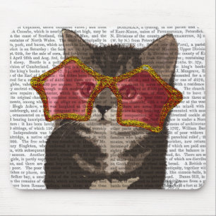 Kitten in Star Sunglasses Mouse Pad