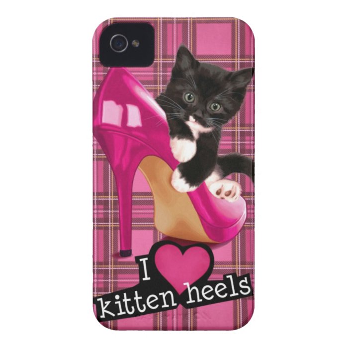 Kitten in Stiletto iPhone 4 Cover