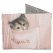 Kitten in the Pocket 2 Billfold Wallet (Back)