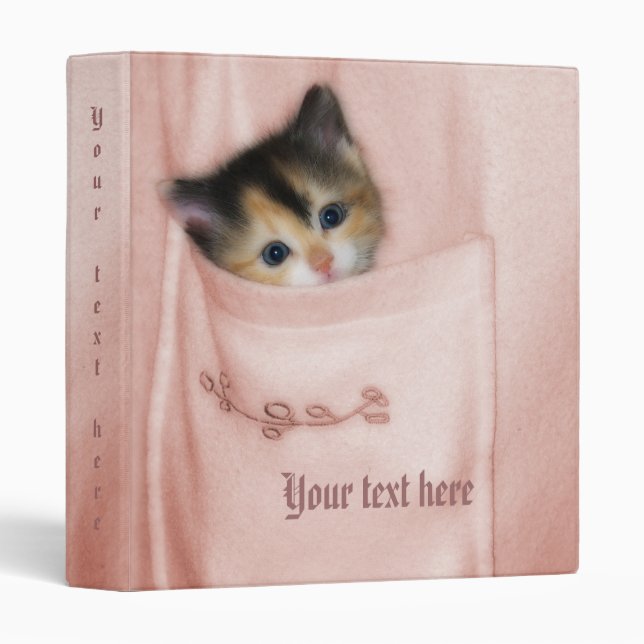 Kitten in the Pocket 2 Binder (Front/Spine)