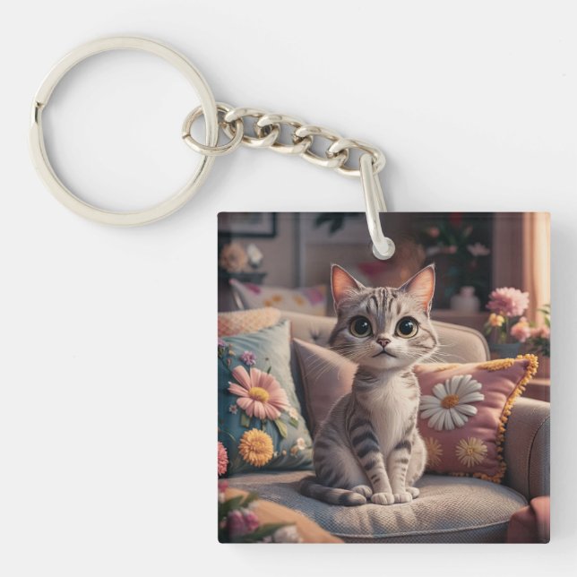 Kitten Keychain (Front)
