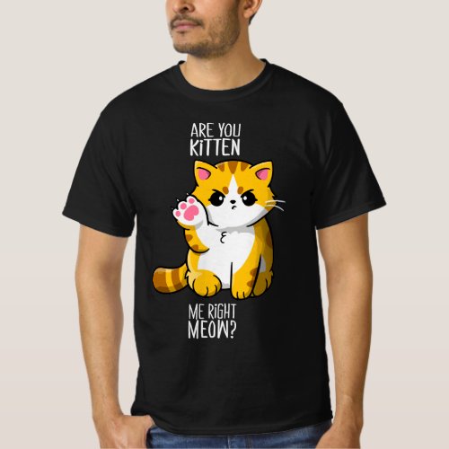 Kitten Kitty Funny Cat Lovers T_Shirt
