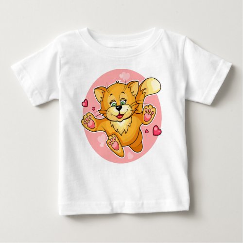 Kitten Love Baby T_Shirt