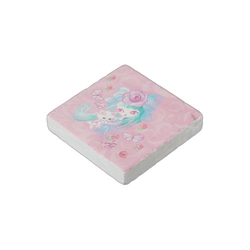 Kitten Love Stone Magnet