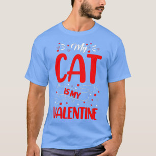 Kitten Lover Heart My Cat Is My Valentine T-Shirt
