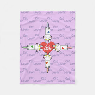 Kitten lovers fleece blanket