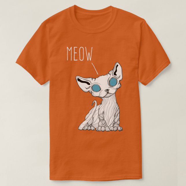 Kitten meow T-Shirt (Design Front)