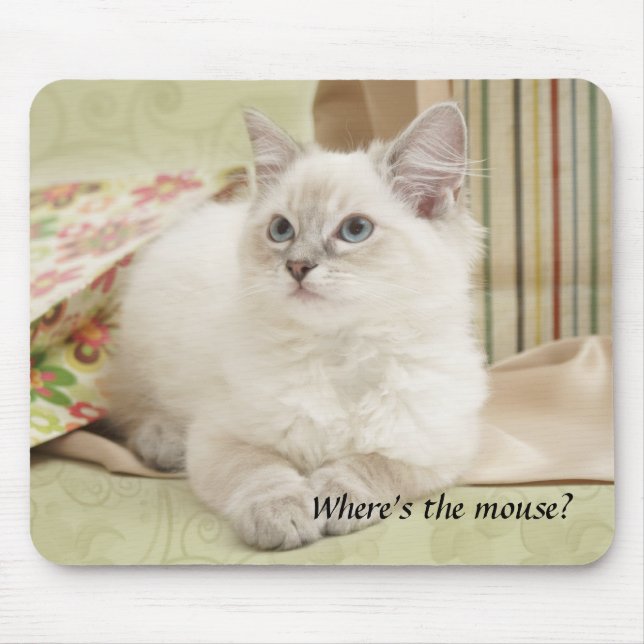 kitten mousemat mouse pad (Front)