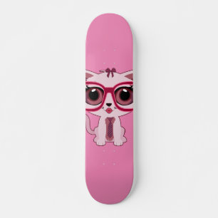 Kitten Nerd Skateboard