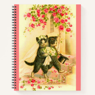 kitten newlyweds notebook