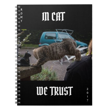 Kitten Notebook, IN CAT WE TRUST 2017 Notebook