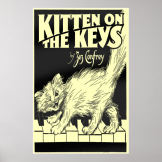 Kitten on the Keys Huge Poster