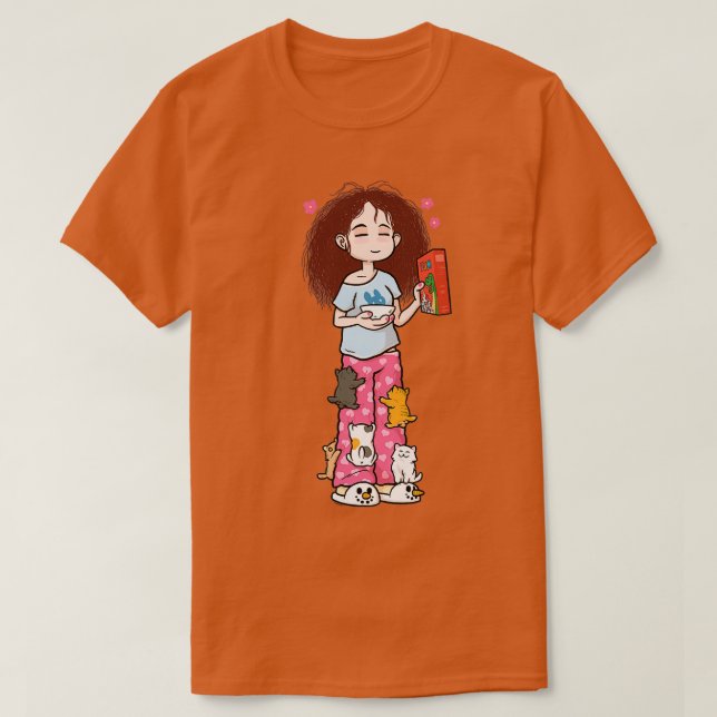 Kitten Pants T-Shirt (Design Front)
