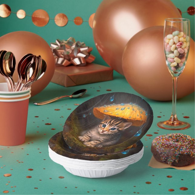 Kitten Paper Bowls (Multi)