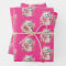 Kitten Pattern Pink Wrapping Paper For Cat Lovers