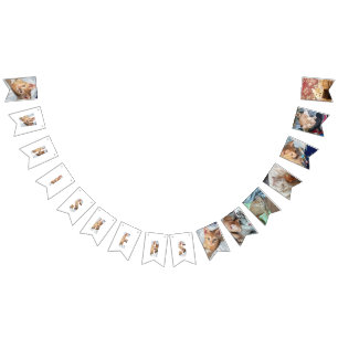 Kitten Photo Bunting Flags