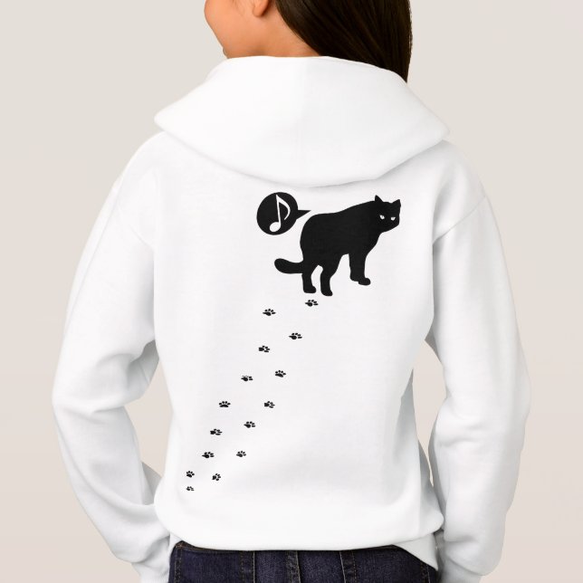 Kitten_Piano Hoodie (Back)