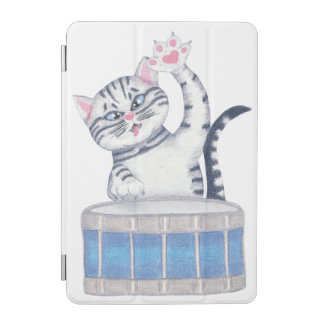 Kitten Playing a Drum iPad Mini Cover