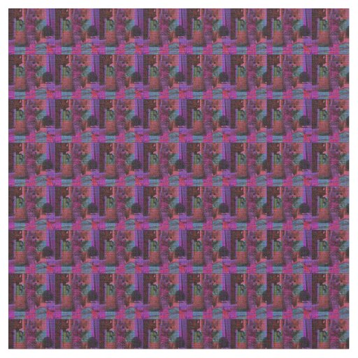 Kitten Pop Art Pattern, Fabric