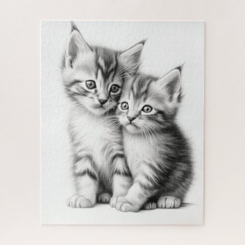 Kitten Sketch Jigsaw Puzzle