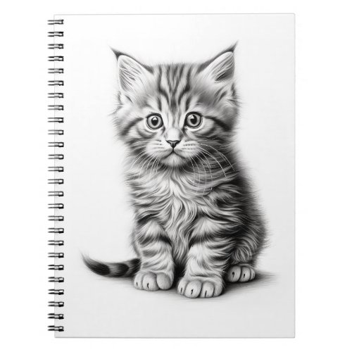 Kitten Sketch Notebook