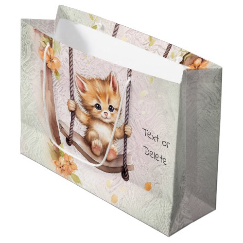 Kitten Swing Gift Bag