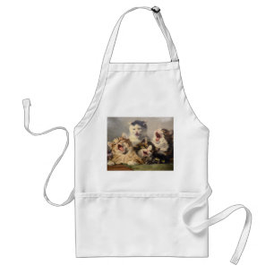 Kitten Symphony by Julius Adam II Adult Apron