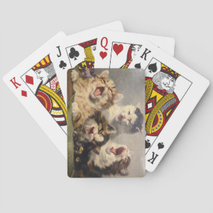 Kitten Symphony by Julius Adam II Poker Cards