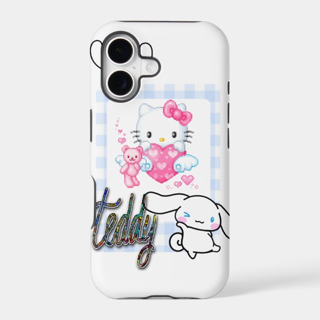Kitten Teddy  Iphone Case (Back)